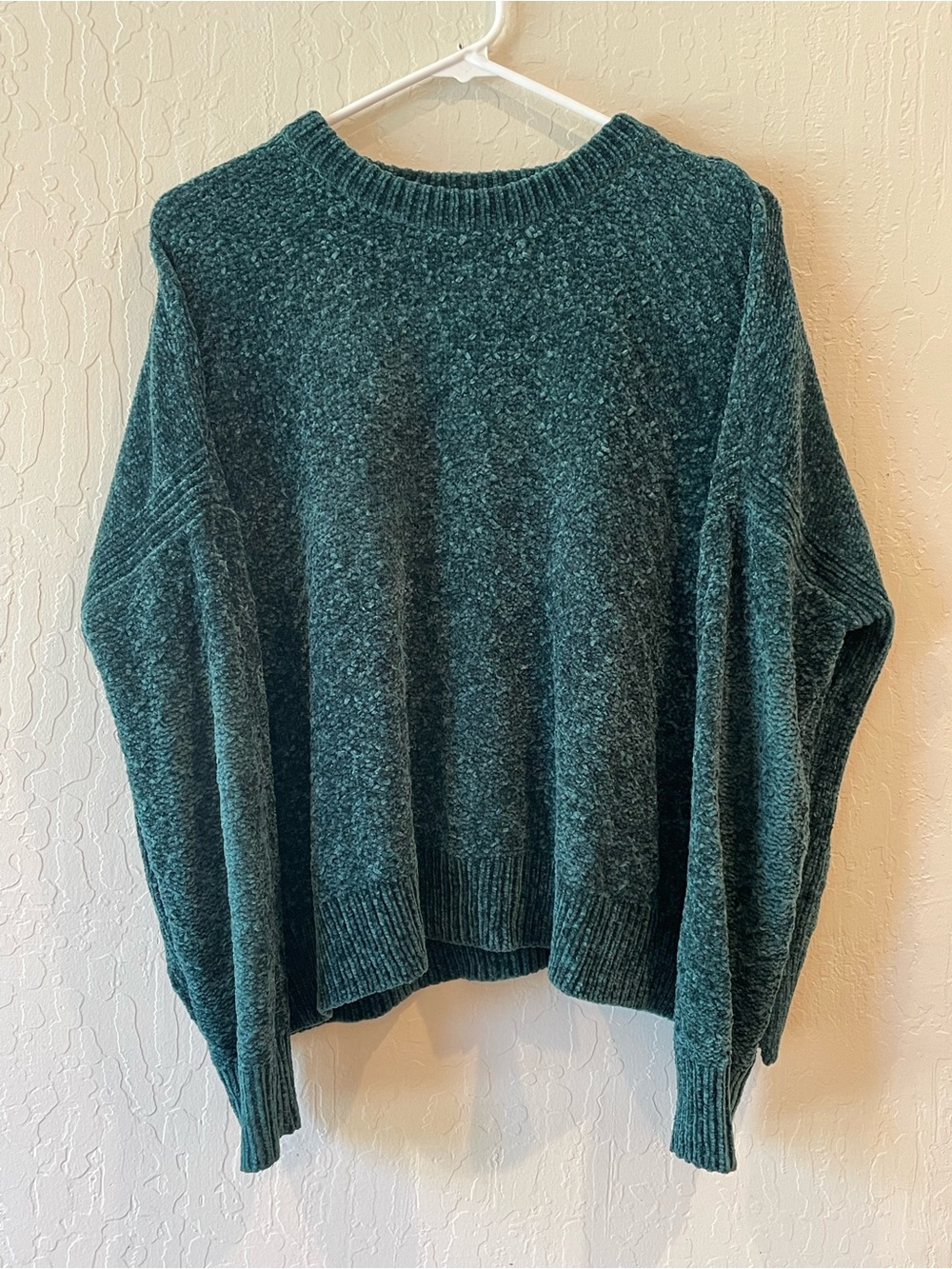a new day Teal Crewneck Sweater - Deep Teal Knit